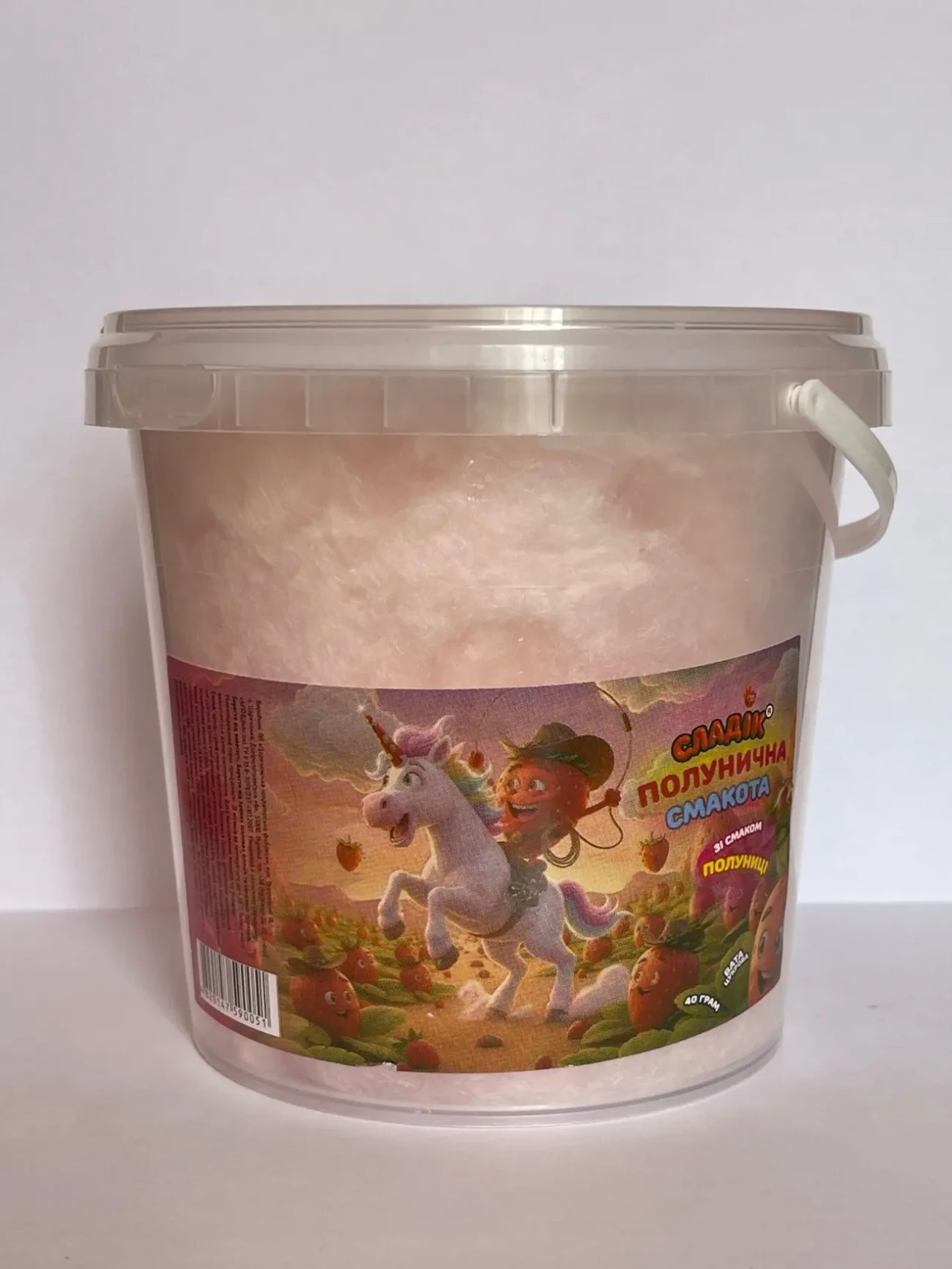 Солодка вата у відерцях 3