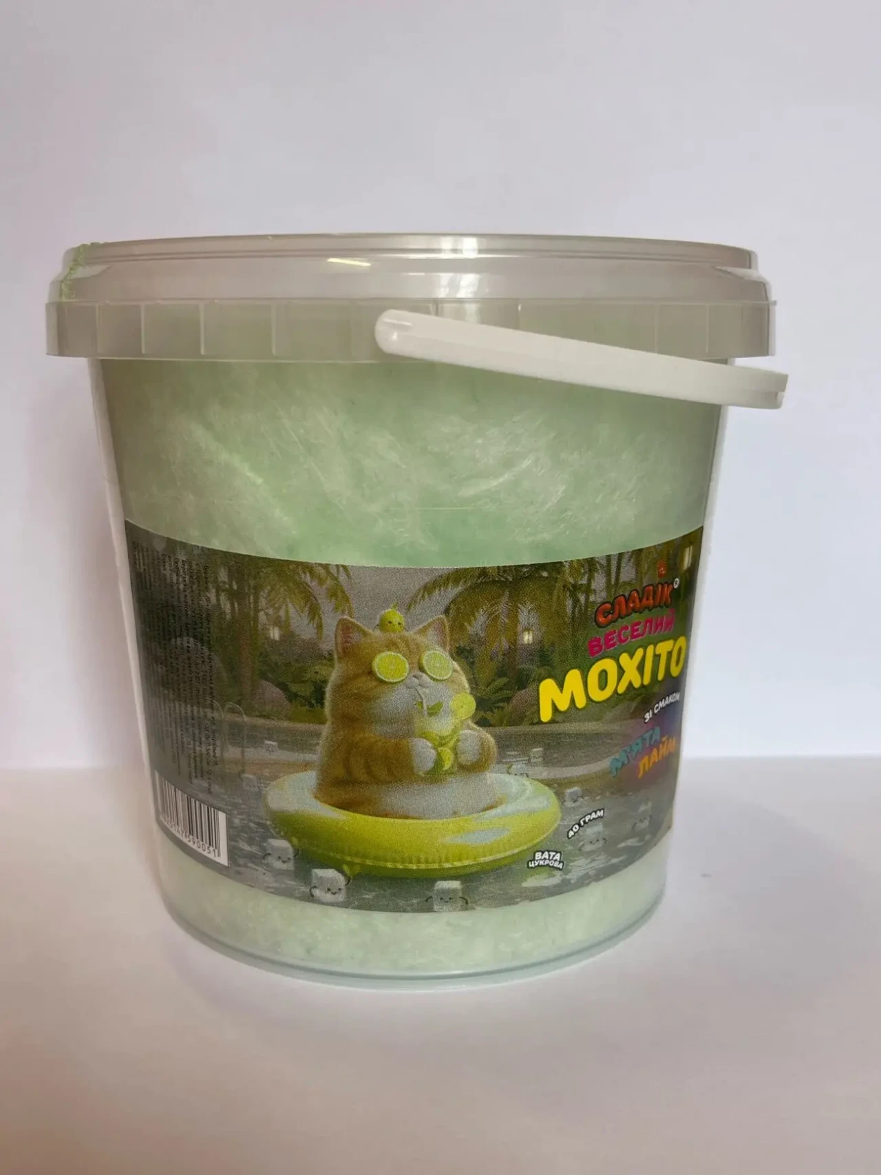 Солодка вата у відерцях 4