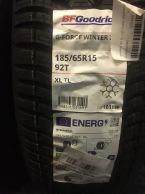 шини 185-65R15 92T XL BF Goodrich G-Force Winter 2 185/65R15