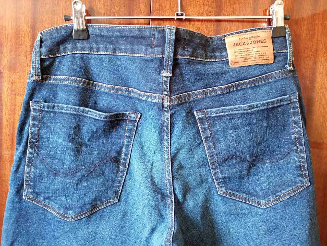 Мужские синие джинсы Jack  Jones - 4 Dvd диска в подарок. 4
