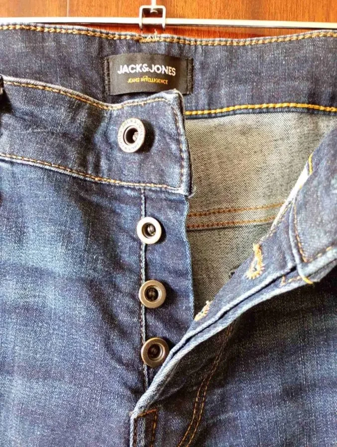 Мужские синие джинсы Jack  Jones - 4 Dvd диска в подарок. 3