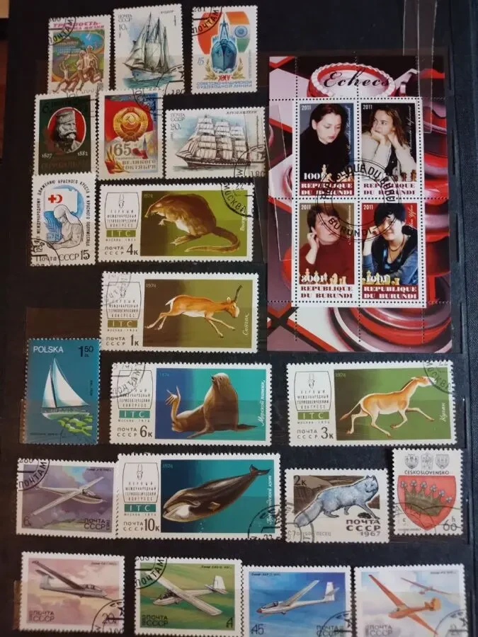 Закупка почтовых марок в альбомах 2