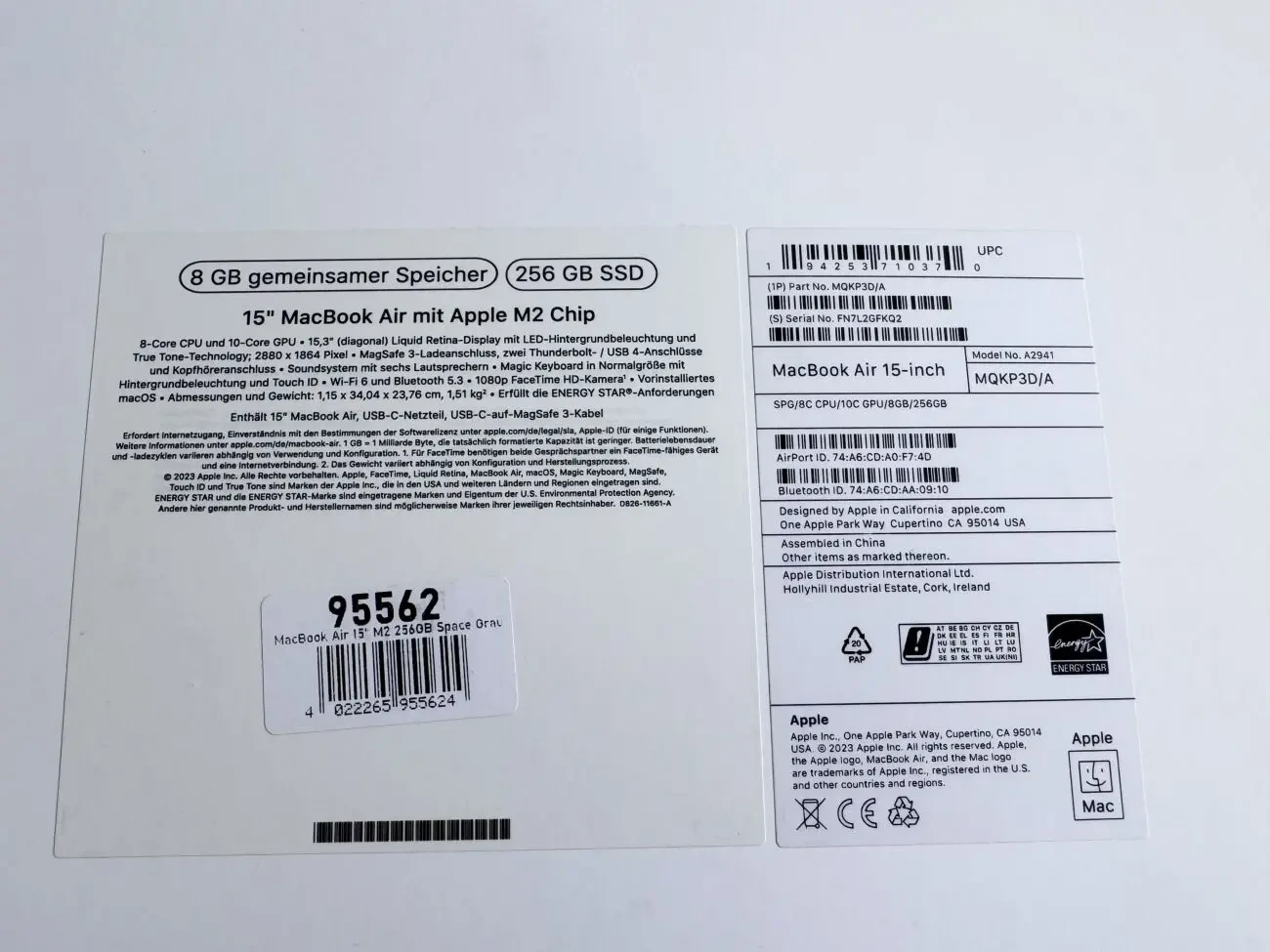 Apple MacBook Air 15 M2 Space Gray 2023 (MQKP3) 6