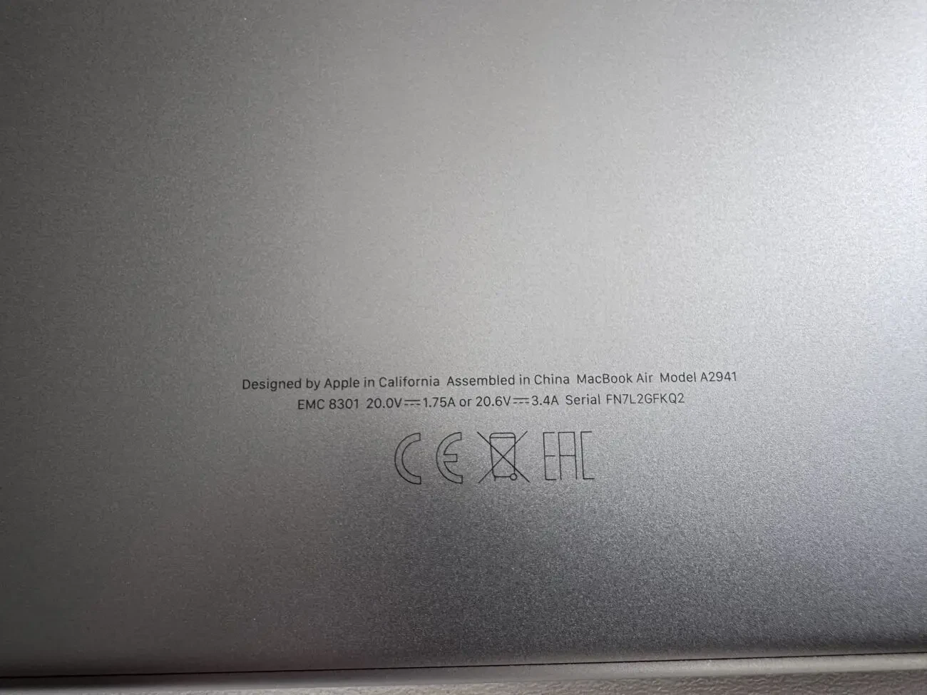 Apple MacBook Air 15 M2 Space Gray 2023 (MQKP3) 3