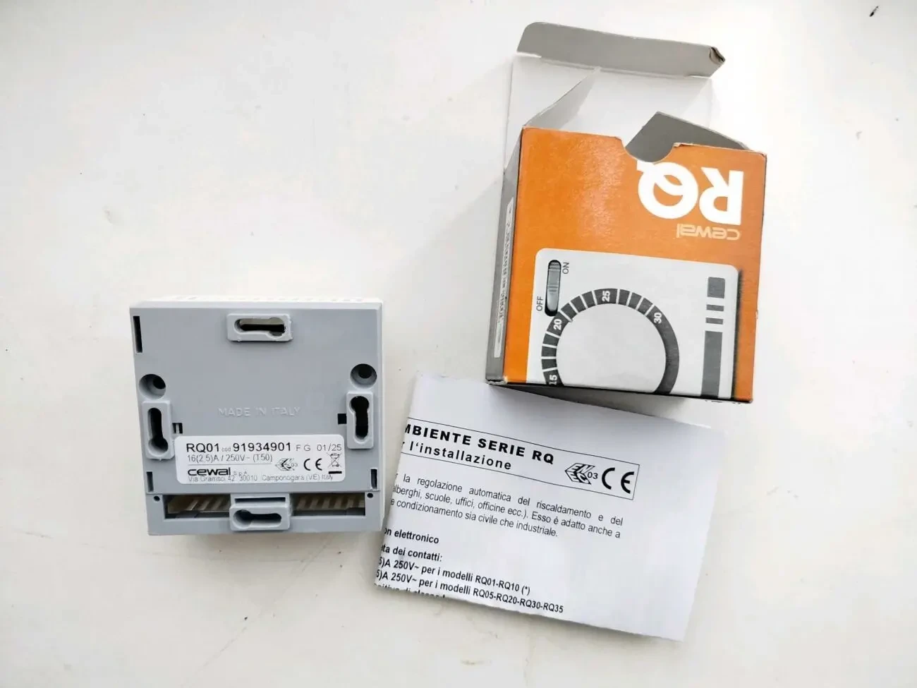 Терморегулятор CEWAL RQ 01 2