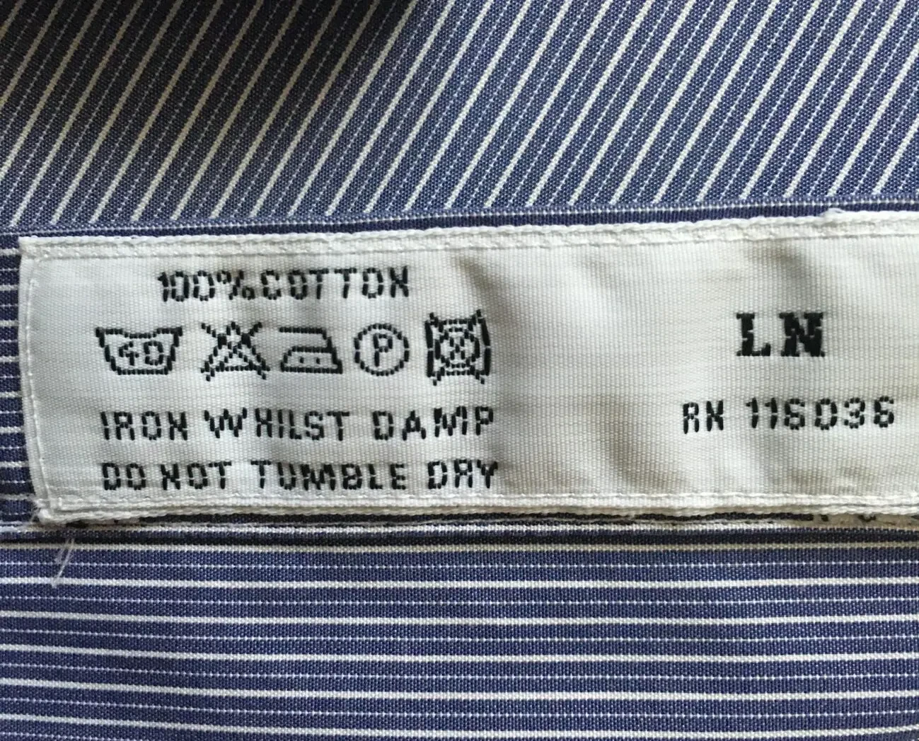 Сорочка бавовняна з комірцем стійкою Charles Tyrwhitt розмір M 6