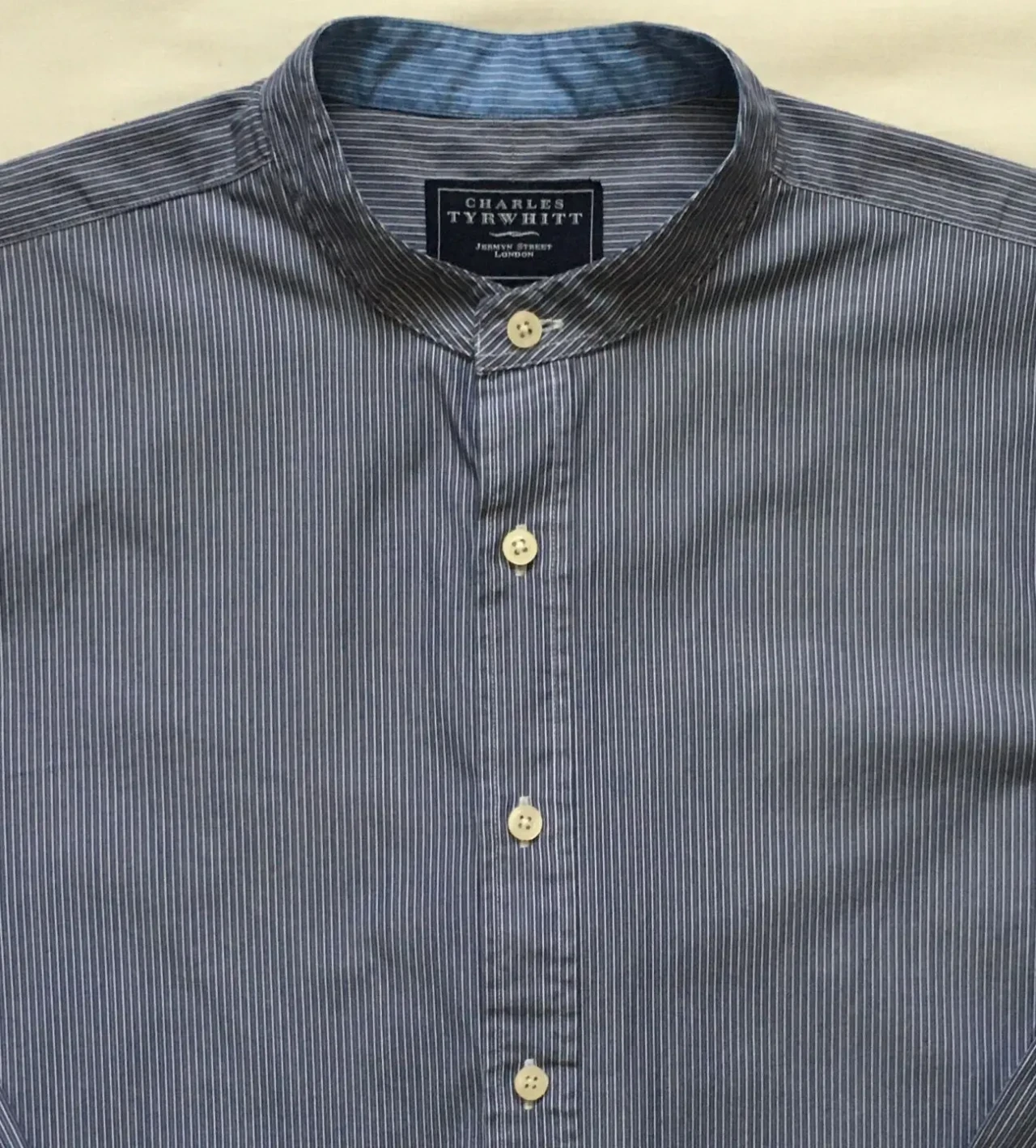 Сорочка бавовняна з комірцем стійкою Charles Tyrwhitt розмір M 3