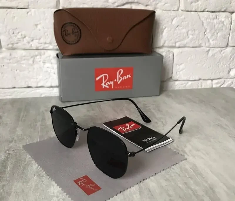 Сонцезахисні окуляри RAY BAN 3548 HEXAGONAL чорний чорна лінза в чор 2