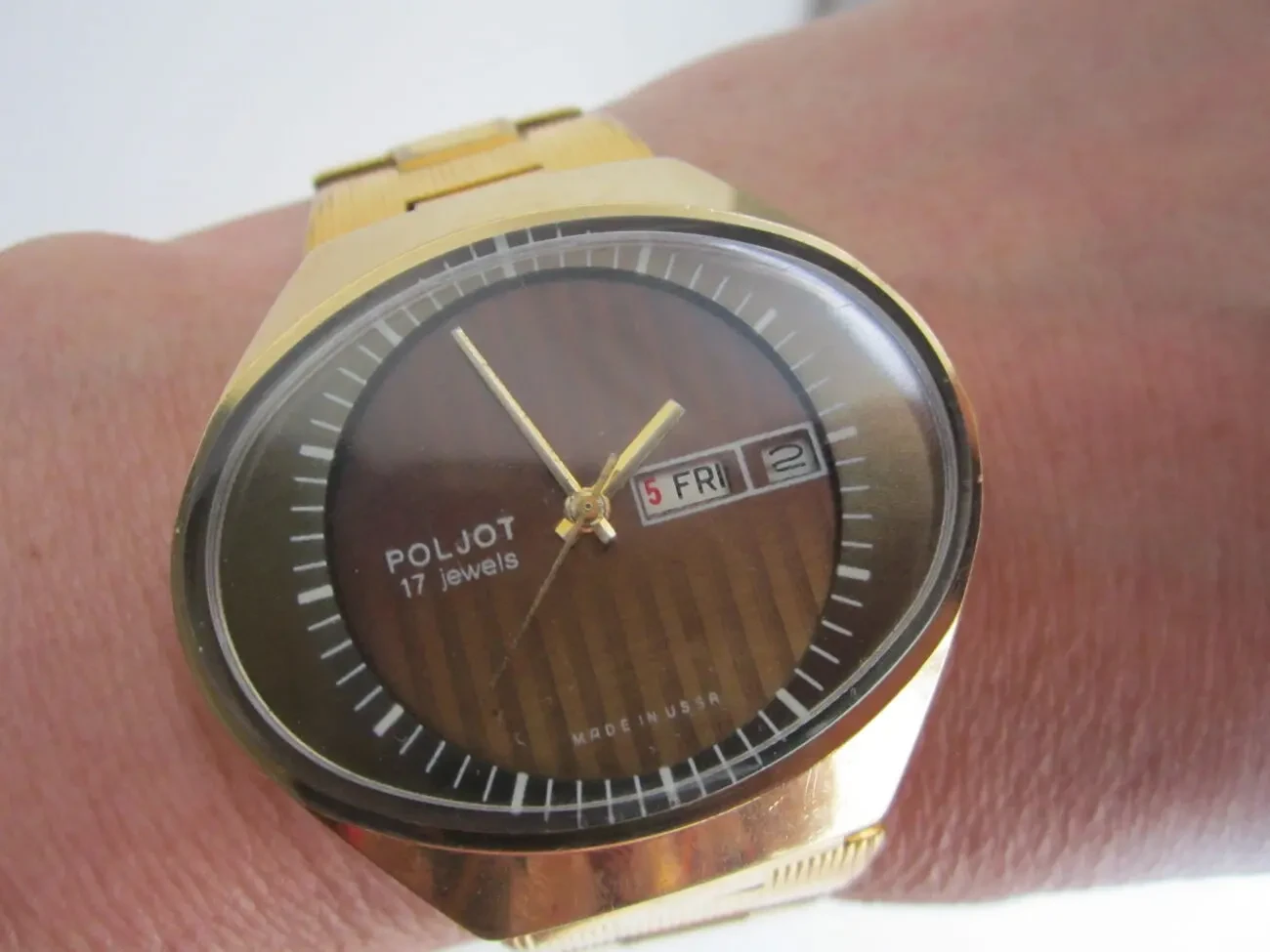 Часы мужские ПОЛЕТ АУ-10 СССР. 3 8