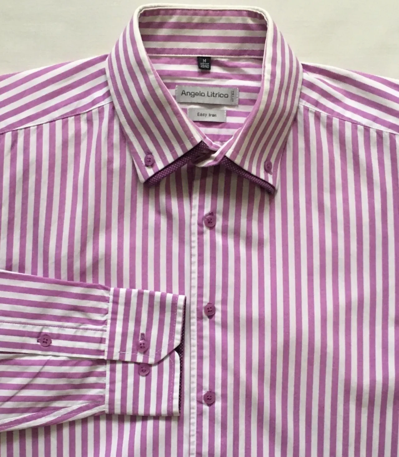 Сорочка бавовняна приталена Angelo Litrico розмір 39-40/M