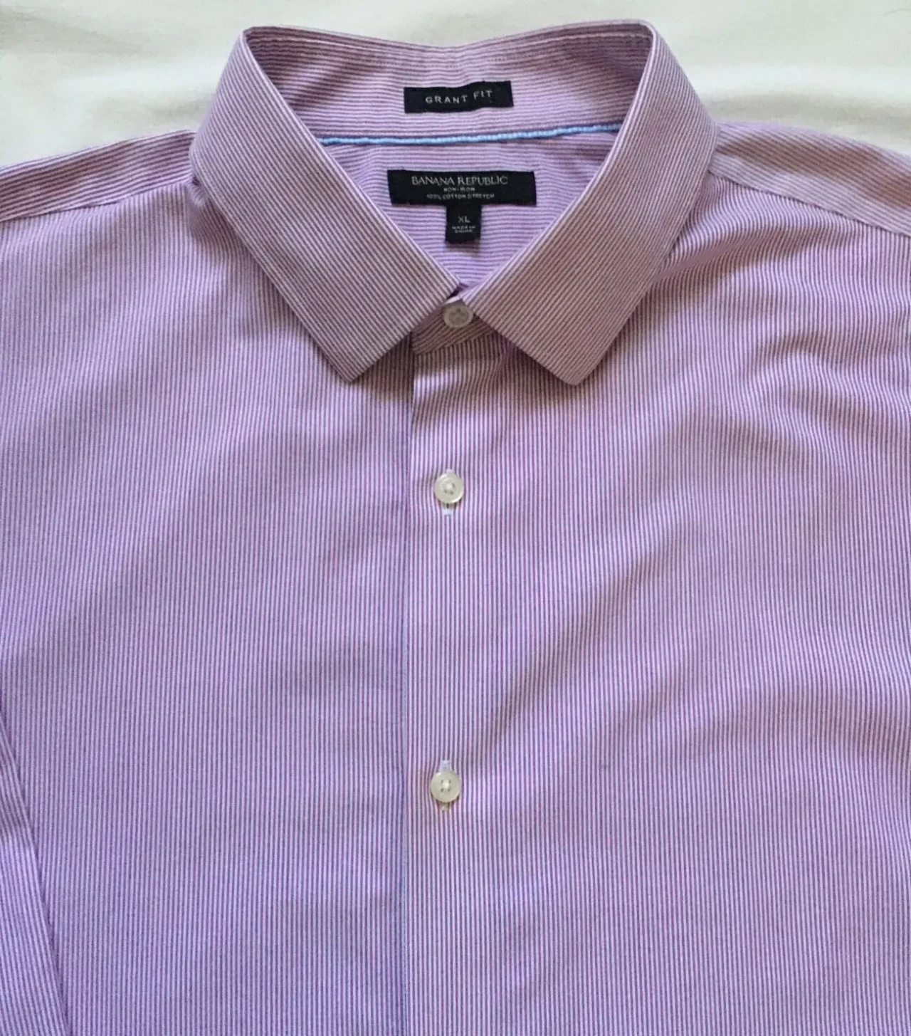 Сорочка бавовняна Banana Republic stretch grant fit розмір XL 3