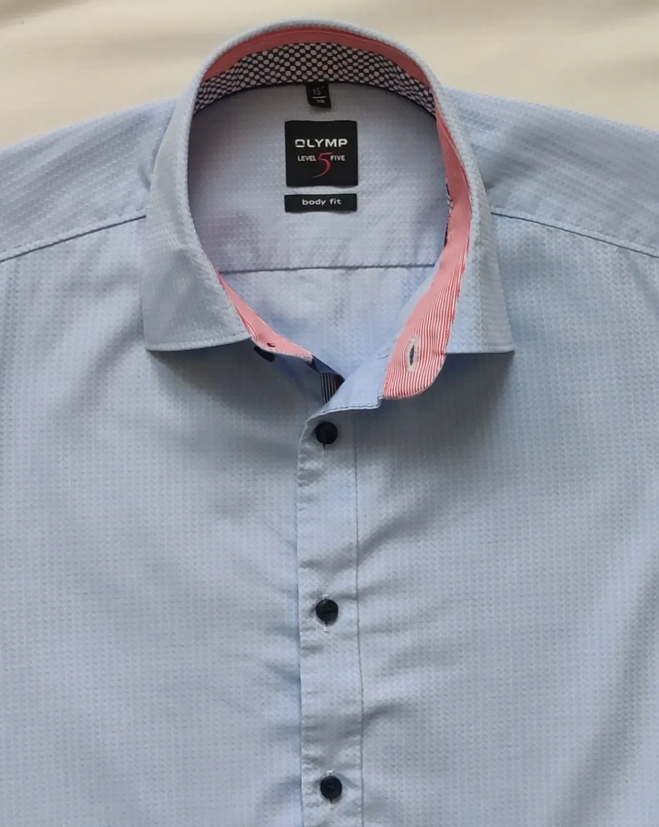 Сорочка бавовняна приталена Olymp level5 розмір 38/S 3