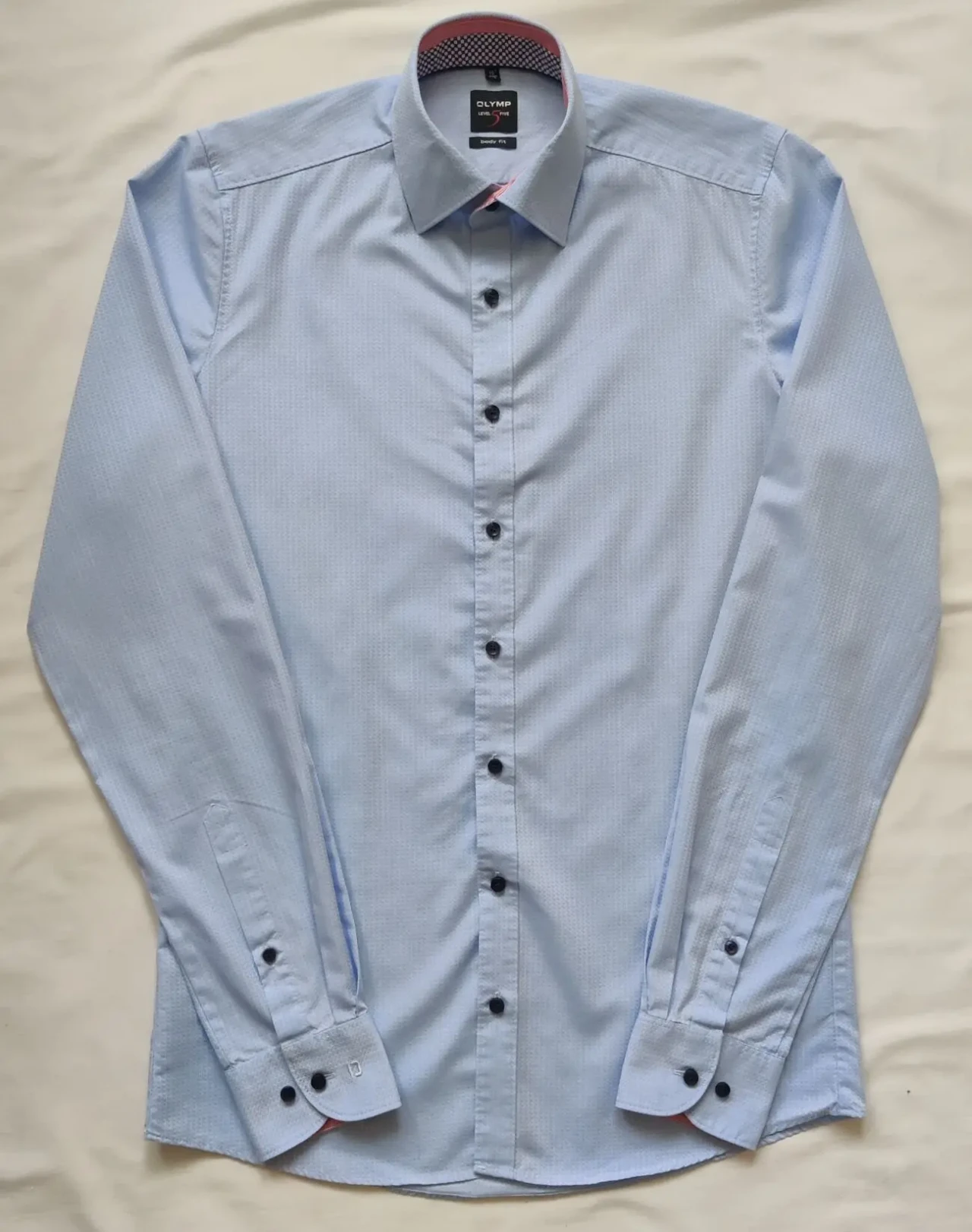 Сорочка бавовняна приталена Olymp level5 розмір 38/S 2