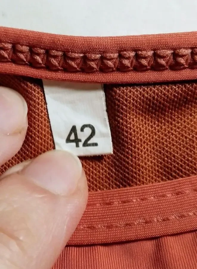 Купальник рыжий терракотовый 42, 75 80 в бюстгальтер треугольники, м л 2