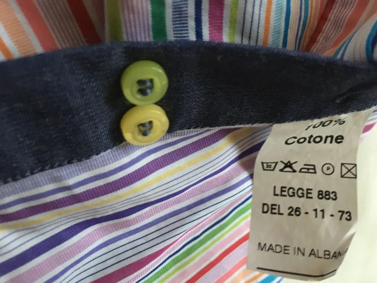 Сорочка бавовняна 1959 Torino розмір M/L 6