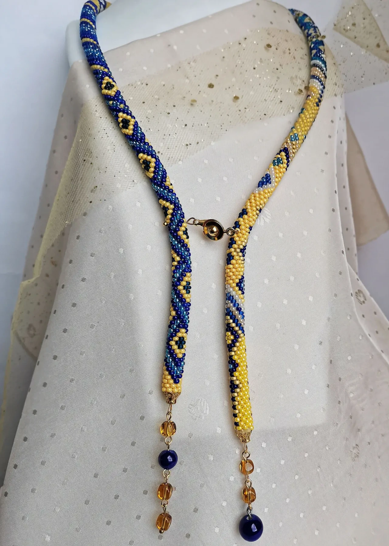 Прикраса із бісеру джгут- ларіат Сузір'я надії 6