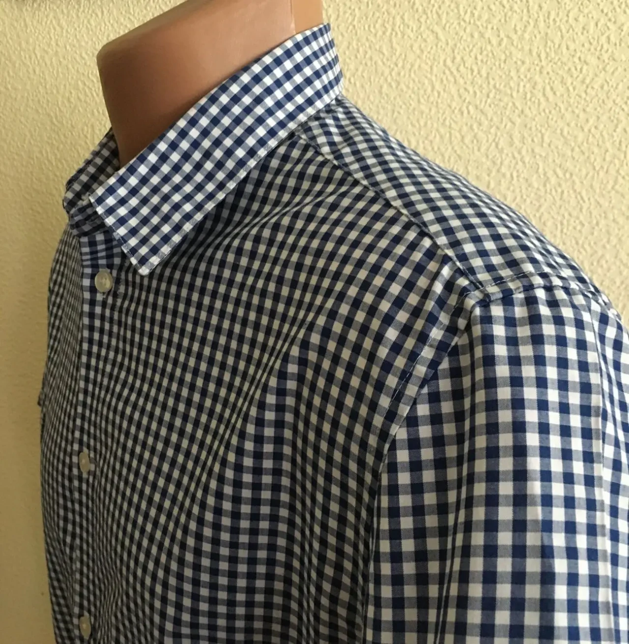 Сорочка з коротким рукавами HM slim fit розмір M/L 3