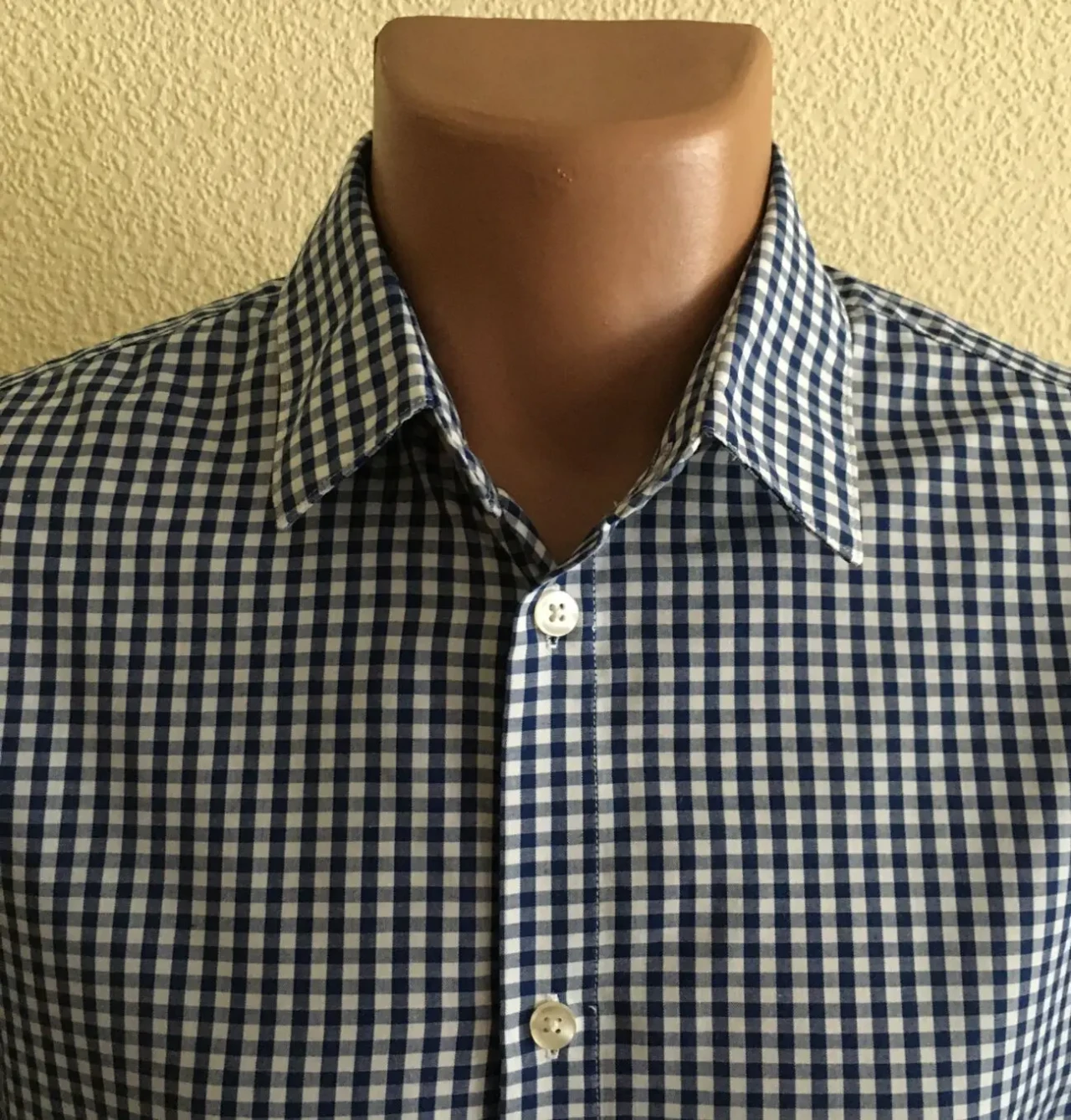 Сорочка з коротким рукавами HM slim fit розмір M/L 2