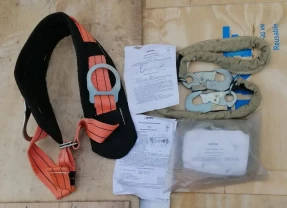 Пояс запобіжний безлямковий з ланцюговим стропом
