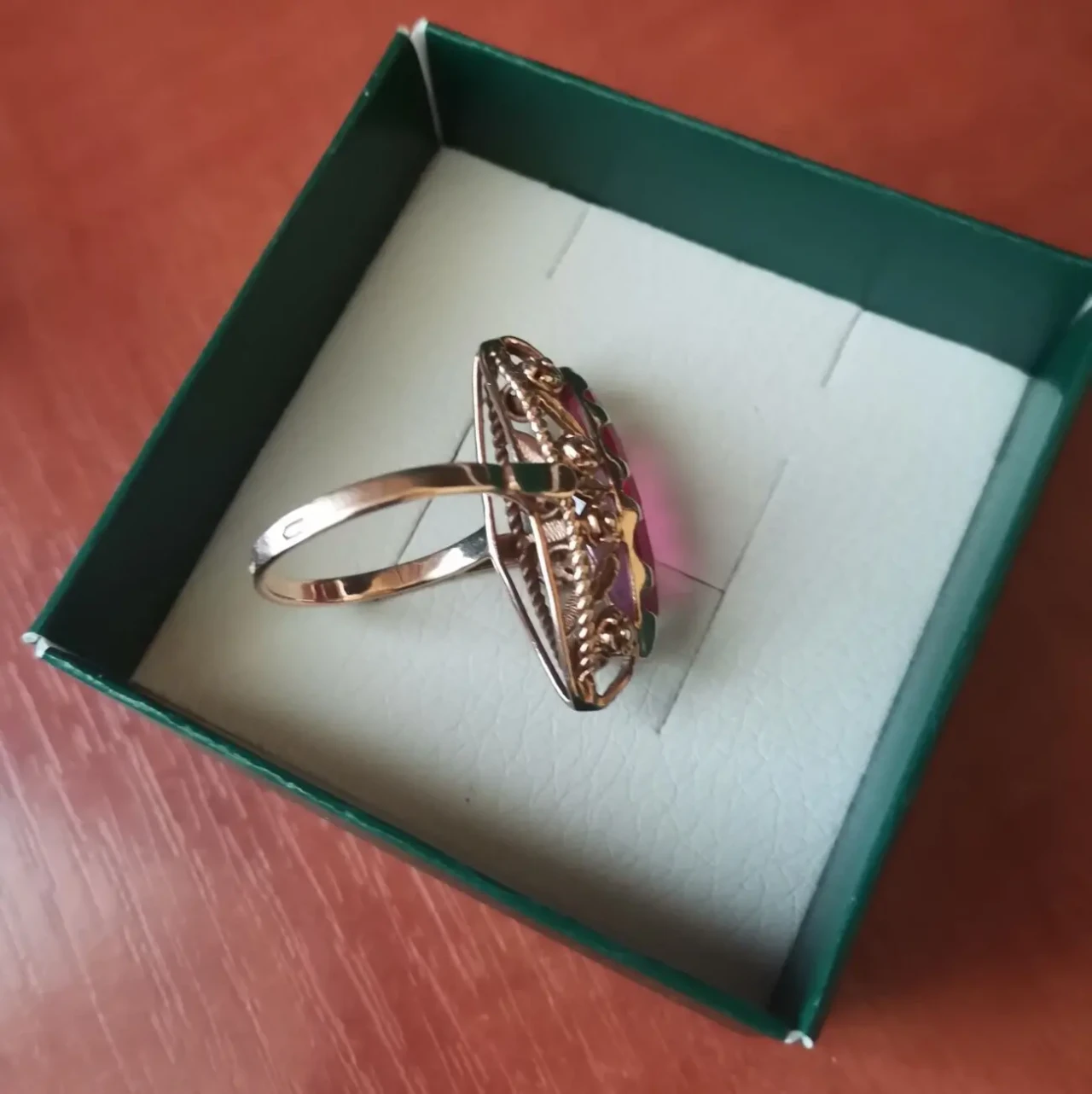 Каблучка золота з рубіном. 583 проба. Вінтаж 4