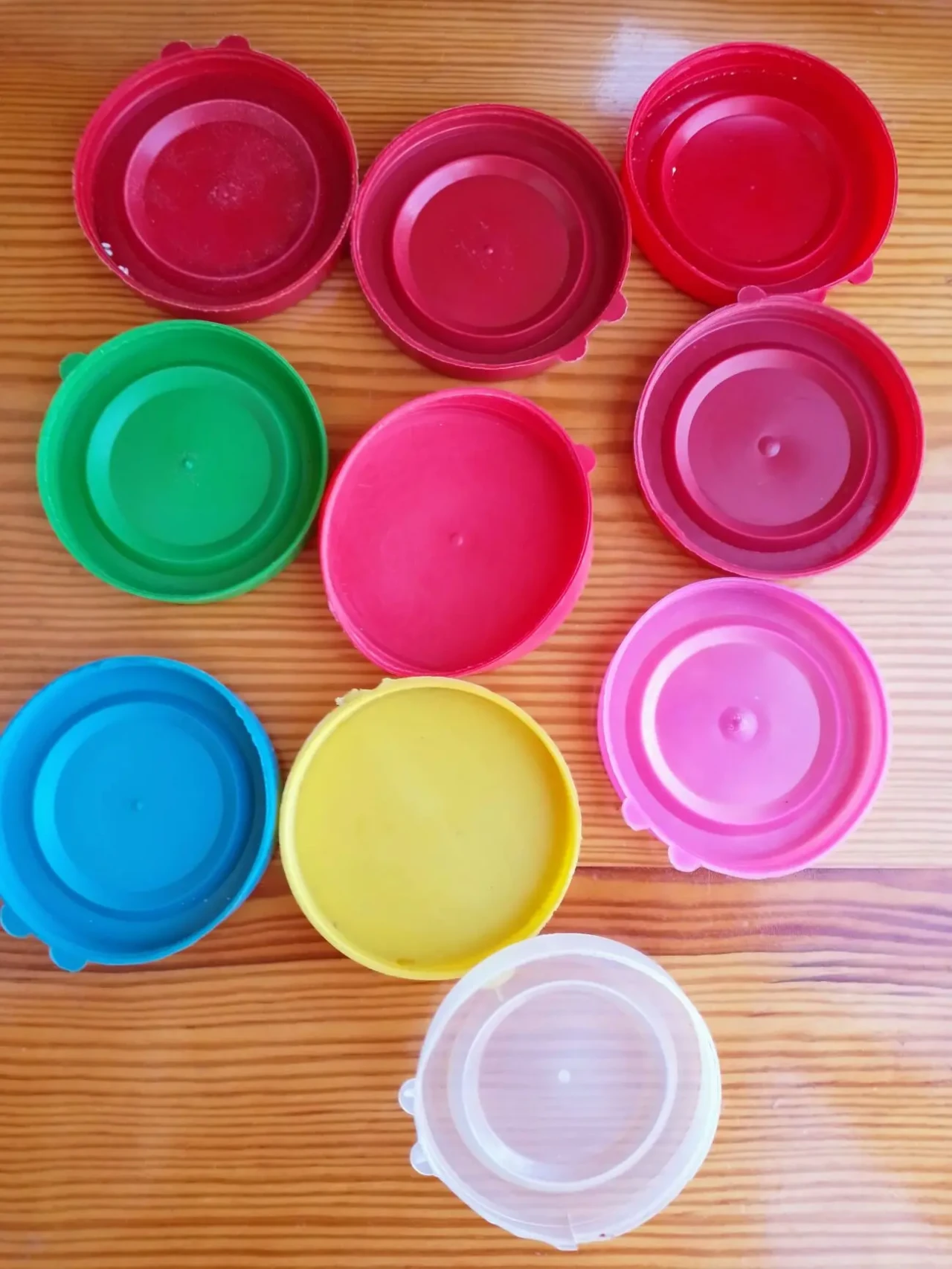 Крышка Пластиковая 30 штук, на стеклянную банку, набор 4