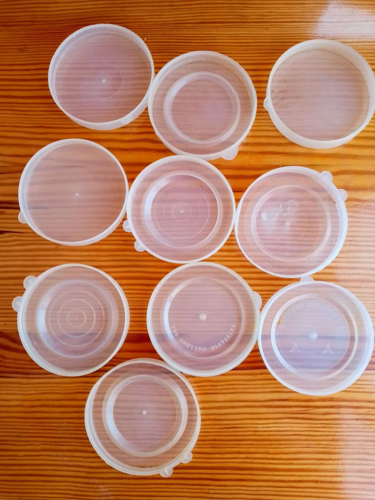 Крышка Пластиковая 30 штук, на стеклянную банку, набор 3