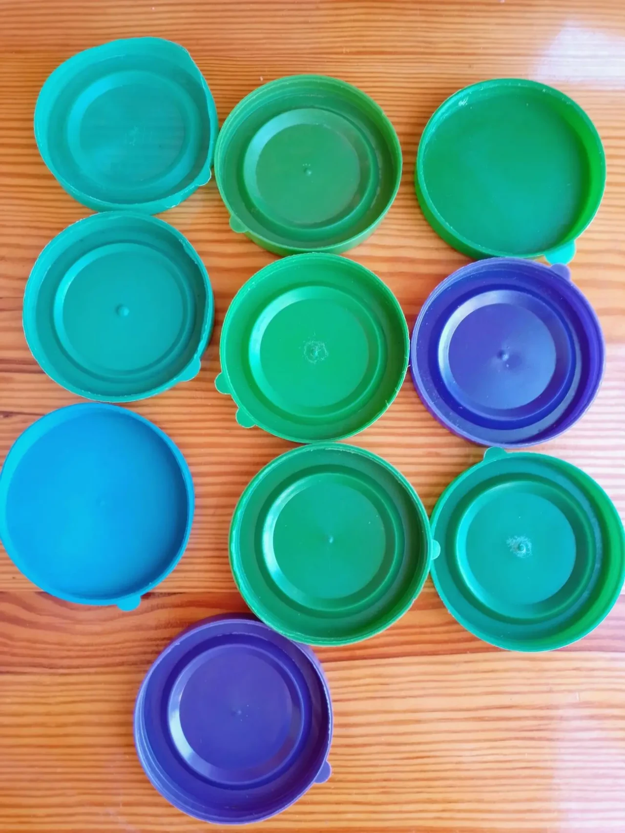 Крышка Пластиковая 30 штук, на стеклянную банку, набор 2