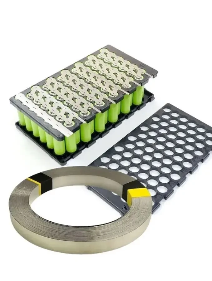 Никелированная, медная лента для сварки аккумуляторов 18650 21700 2