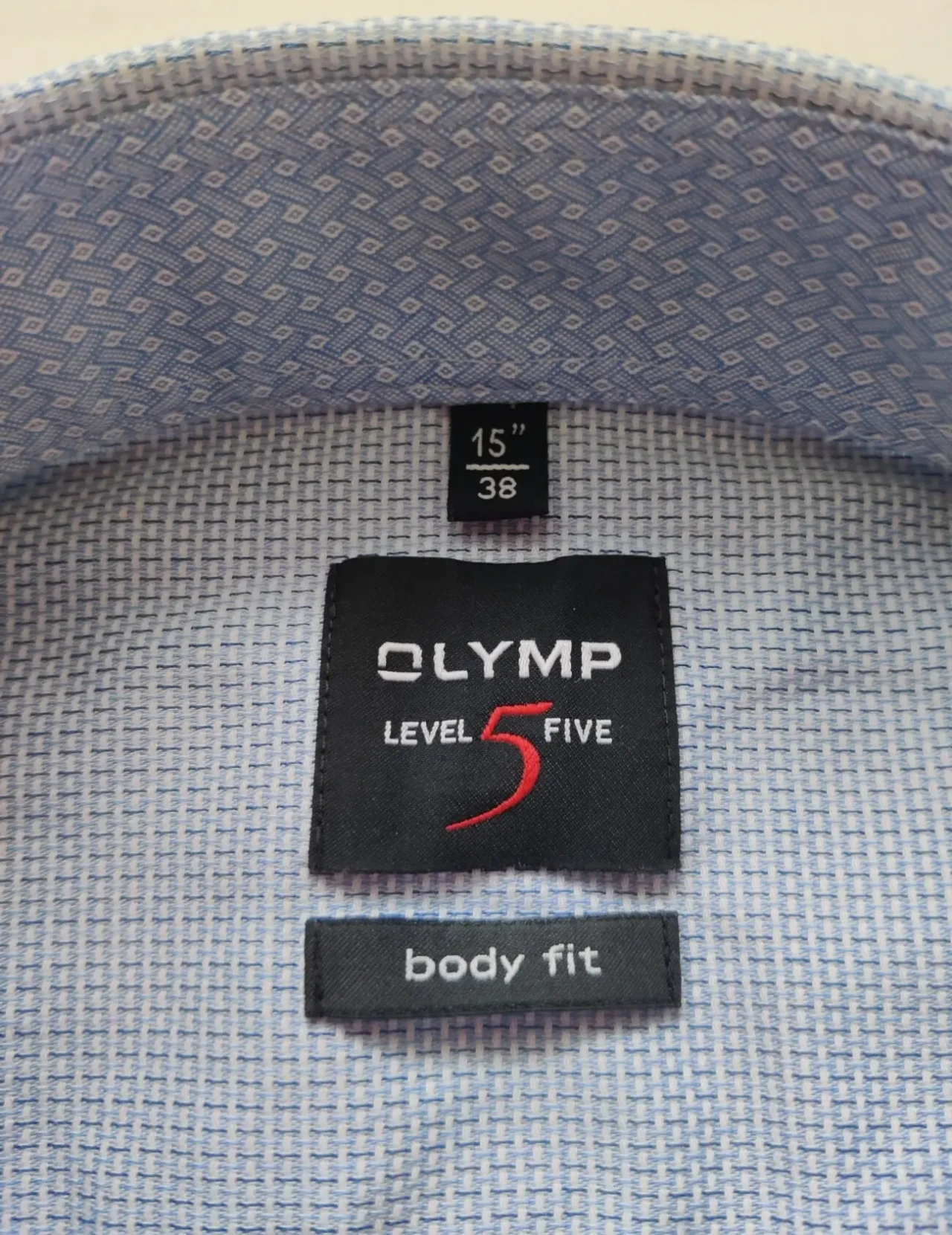 Сорочка бавовняна приталена Olymp level5 розмір 38/S 6