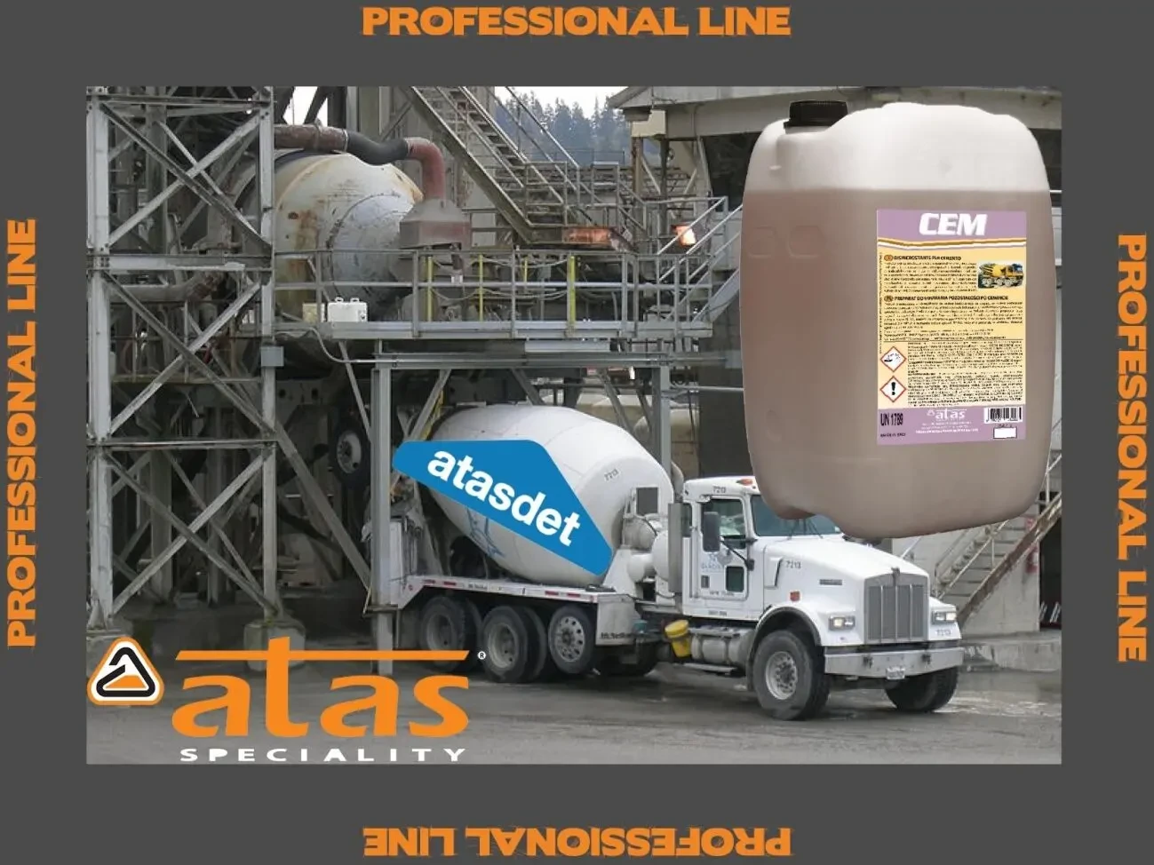 Засіб для очищення від бетону та цементного розчину CEM Atas 4