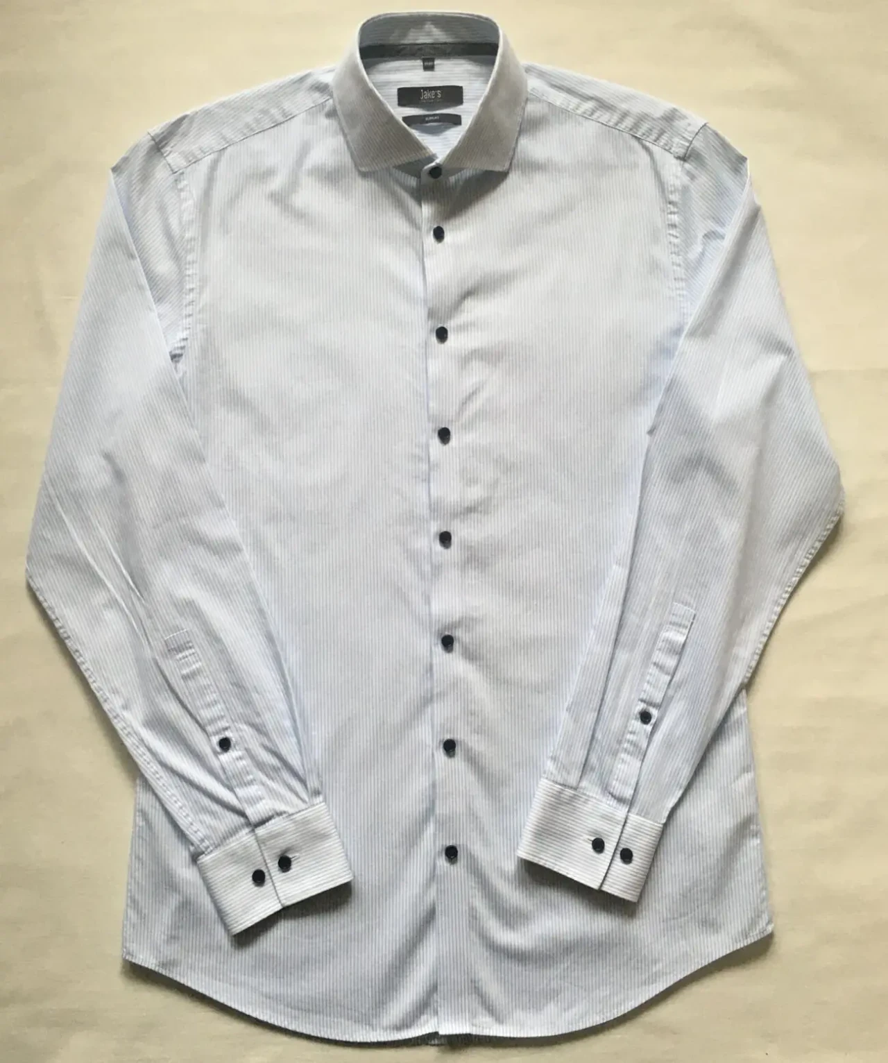 Сорочка бавовняна приталена Jake's slim fit розмір M 2