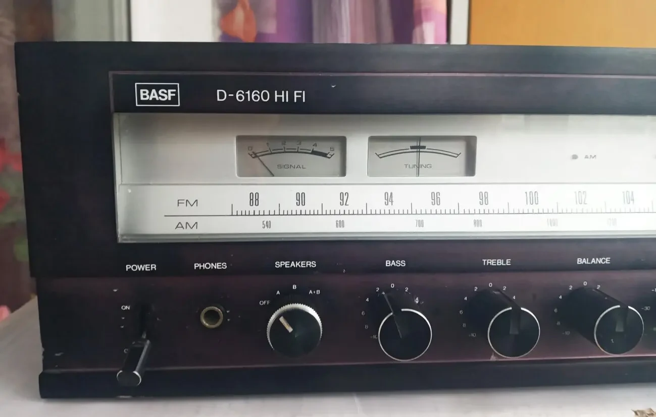 Винтажный стереоресивер Basf D - 6160 HI-FI 2