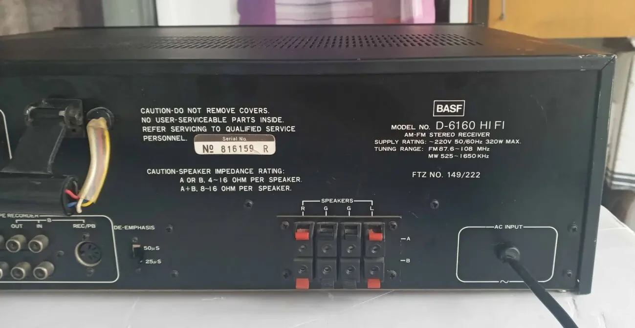 Винтажный стереоресивер Basf D - 6160 HI-FI 10