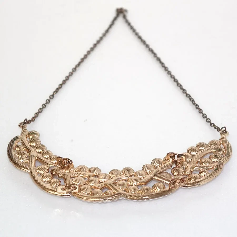 Колосок колье женское на цепочке бижутерия ожерелье украшение на шею 4