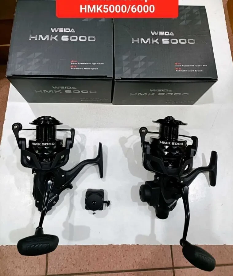 Катушка с сигнализатором поклёвки Weida HMK6000