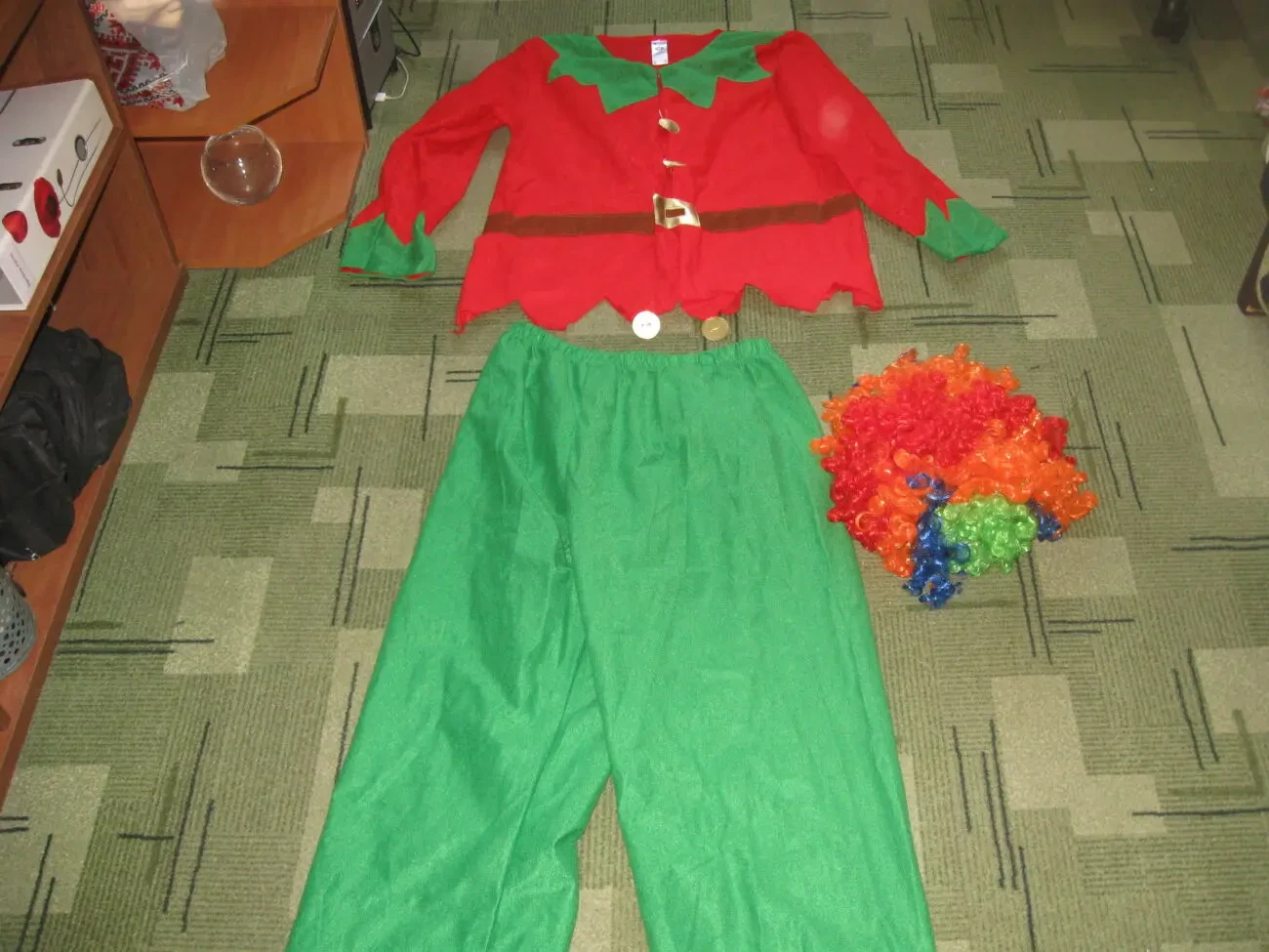 Маскарадний костюм клоуна з перукою, новий. 2