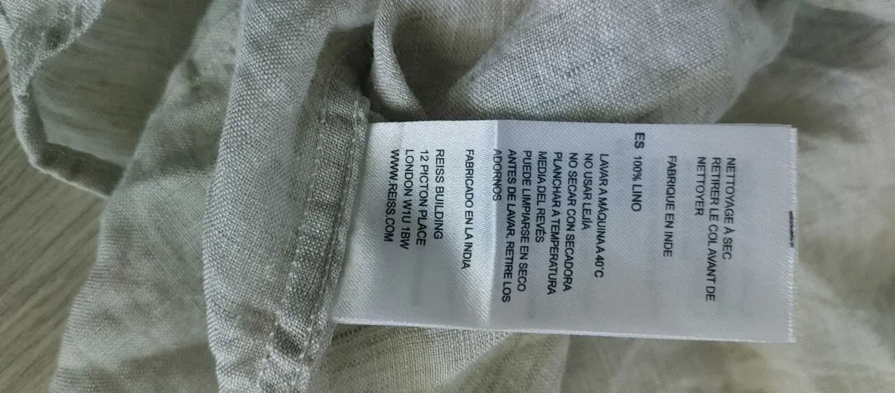reiss сорочка з льону 9