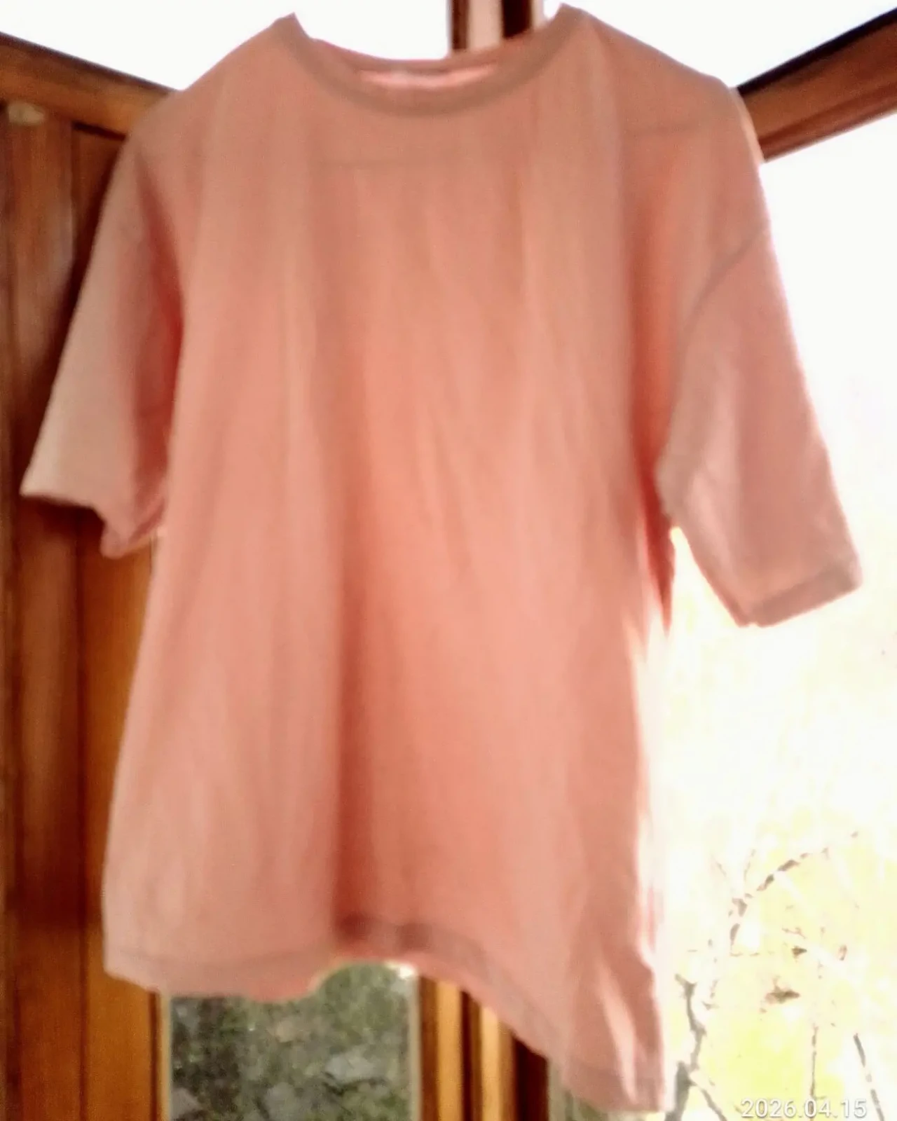 Футболка с 10 нюж бежевая пастельная, хлопок трикотаж, под рубашку