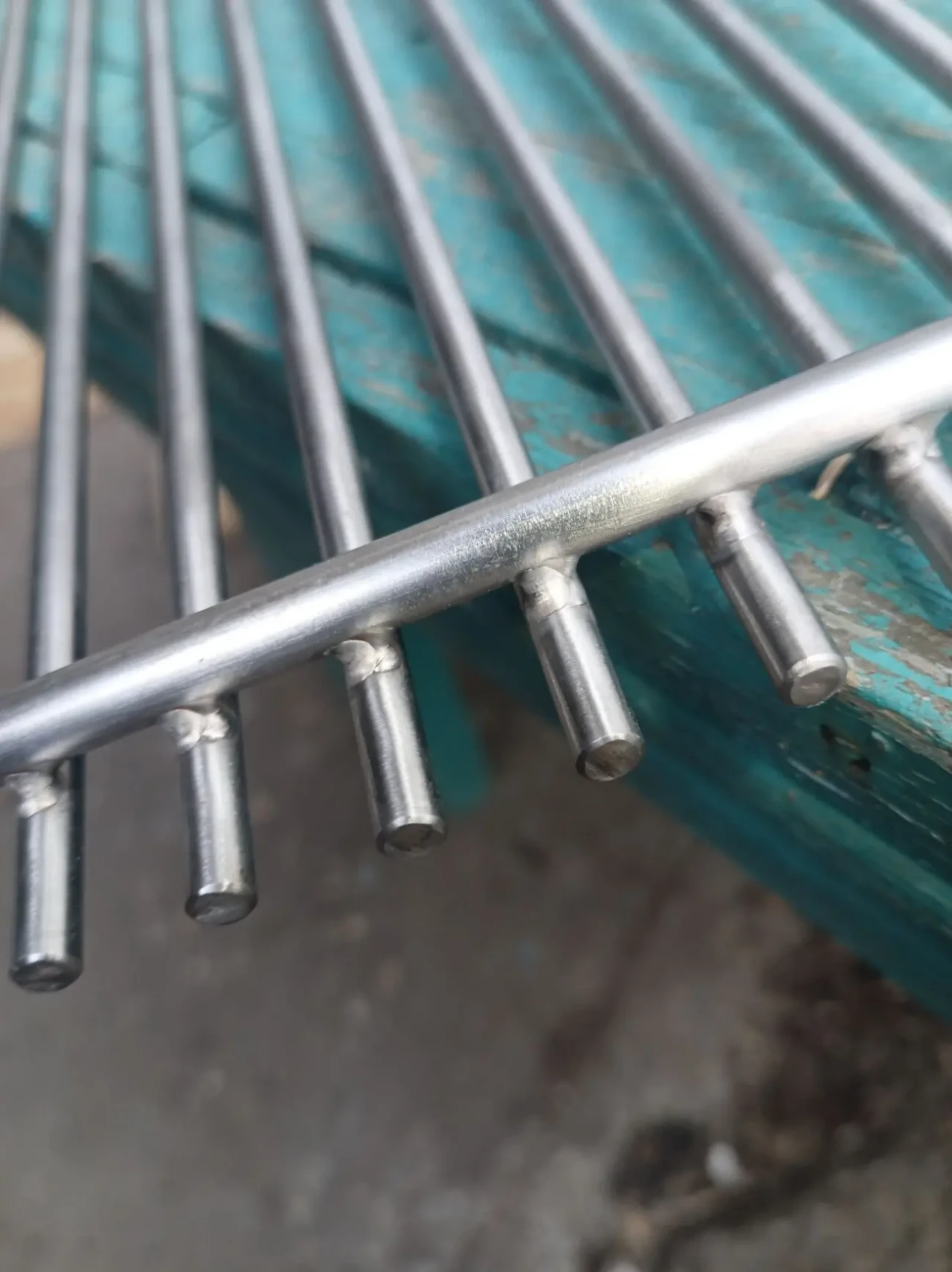 Решетка-гриль из нержавеющей стали, AISI 304, для мангала, из прутка 5