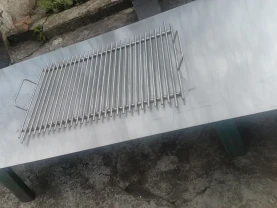 Решетка-гриль из нержавеющей стали, AISI 304, для мангала, из прутка