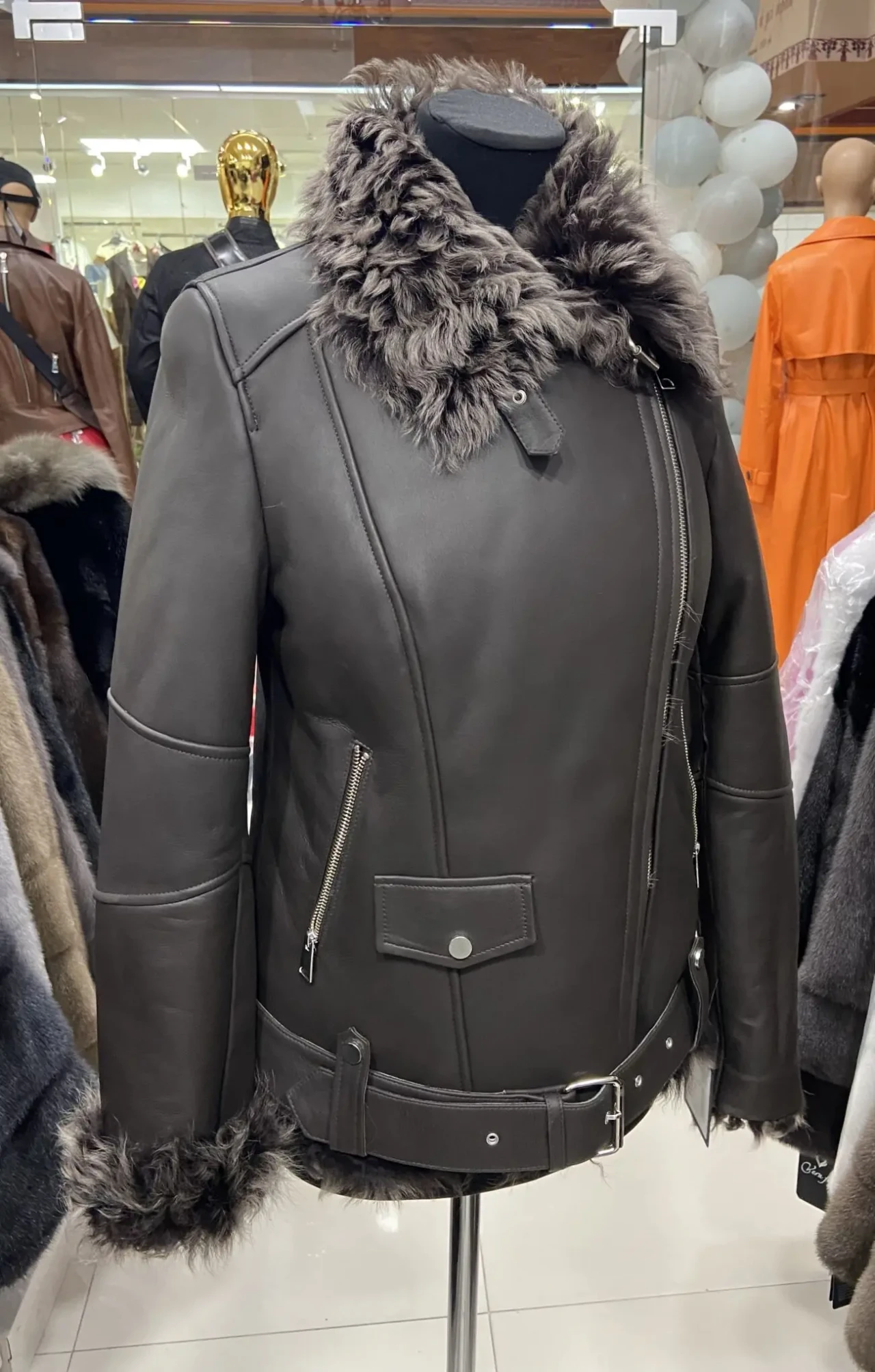 Жіночі дублянки Тіградо,пілот авіатор,з поясом 7