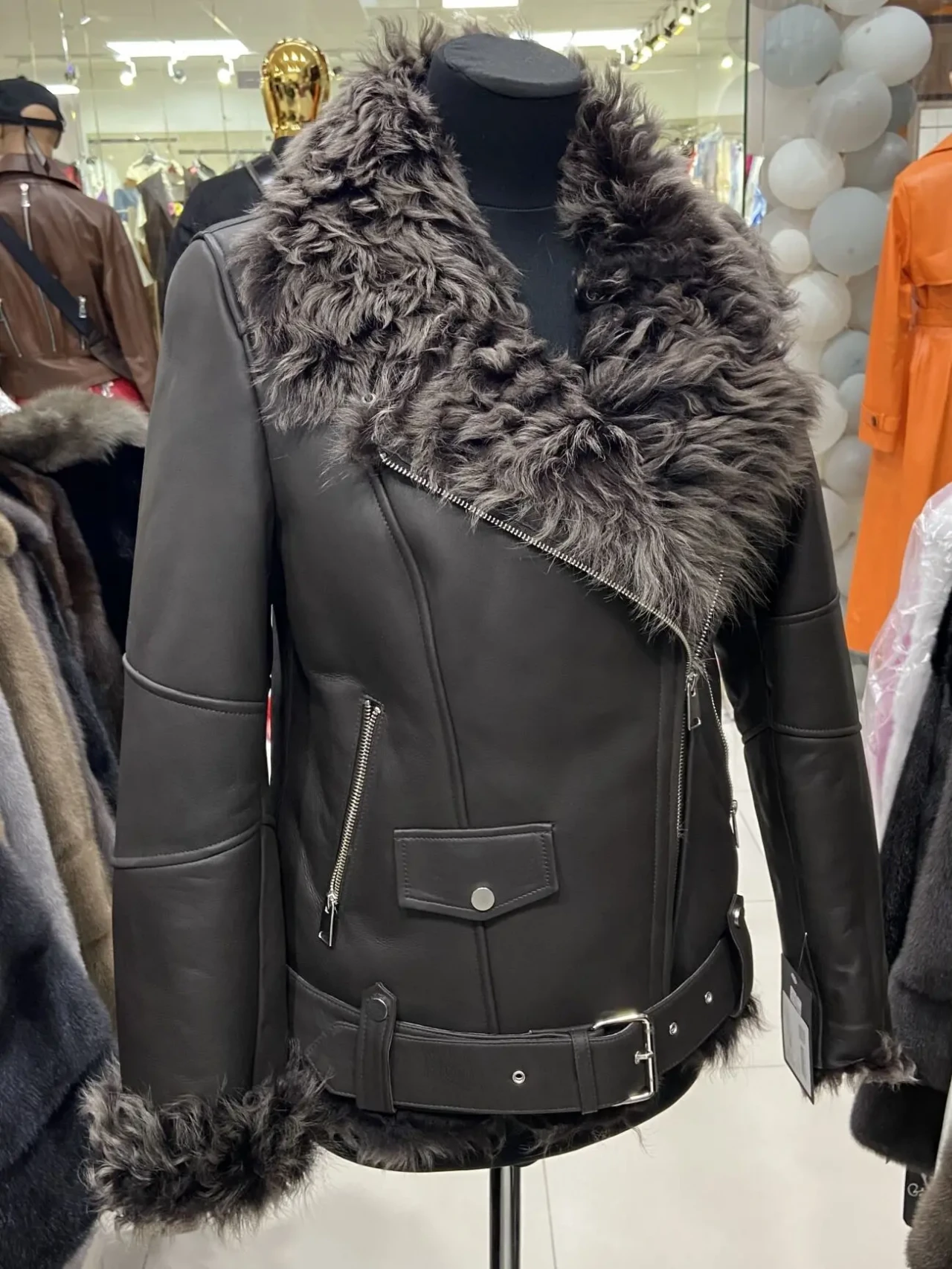 Жіночі дублянки Тіградо,пілот авіатор,з поясом 3