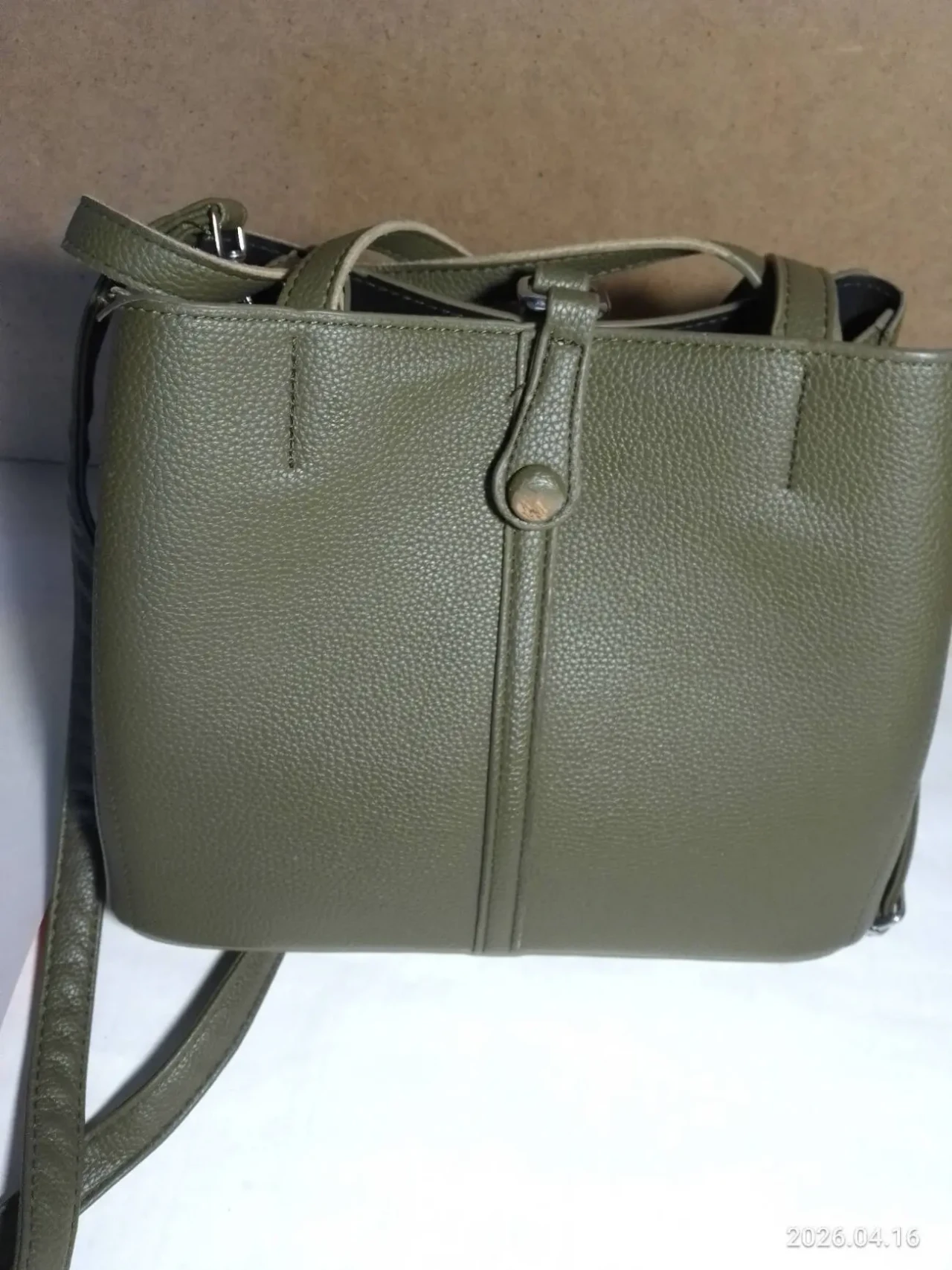 Зеленая хаки сумка сумочка ручка на плечо, для мелочей, для девочки 2