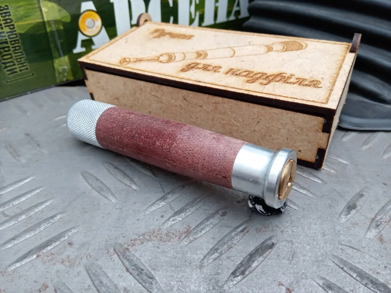 Ручка для надфіля з цанговим зажимом на 3,5 та 2,5 мм 2