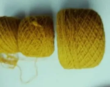 Детям теплая натуральная шерсть горчичный цвет 135 грамм 10