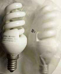 Лампочка люминисцентная витая е14 2 штуки