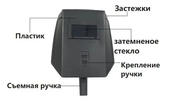 Маска сварщика, ручная 5