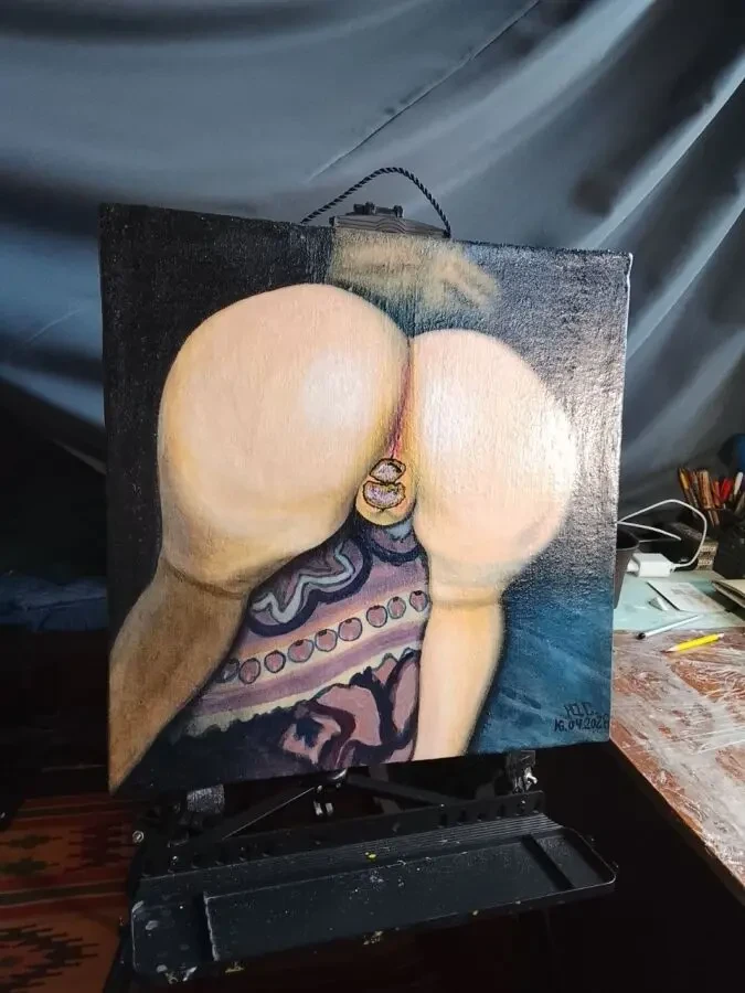 Картина акрилом.