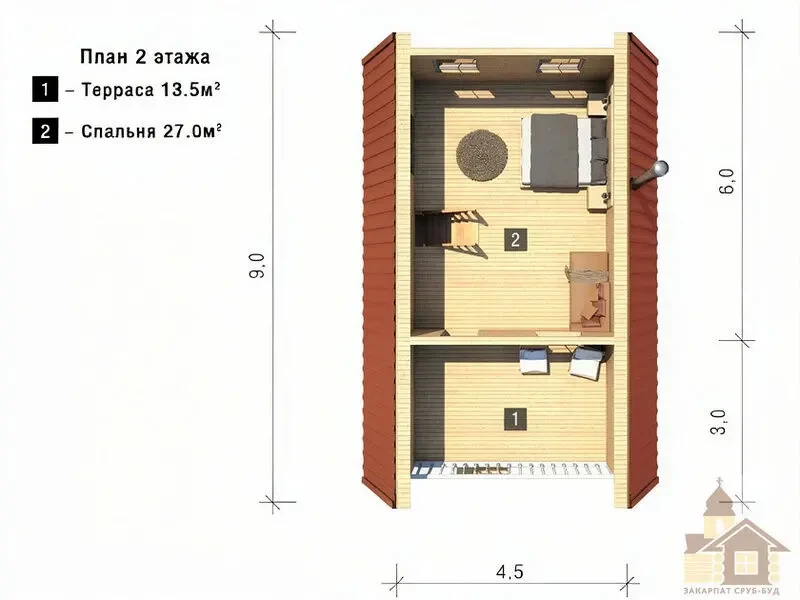 Ціна бані з карпатського зрубу під ключ 4