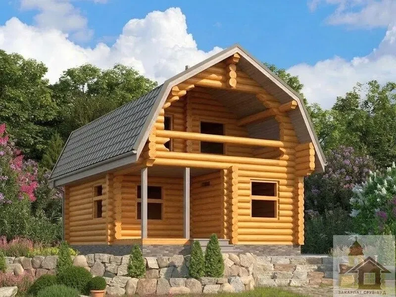 Ціна бані з карпатського зрубу під ключ 5